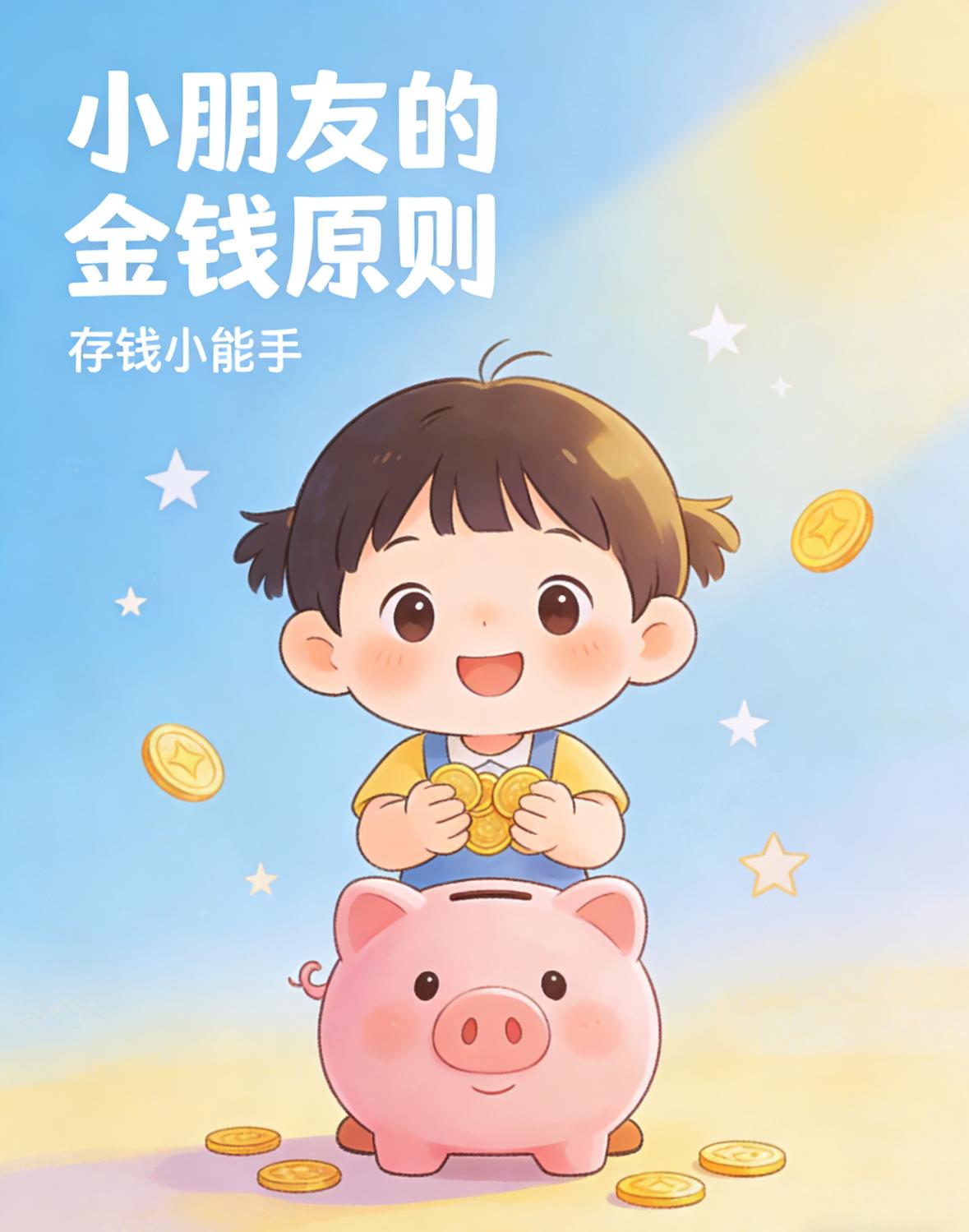💰 小朋友金钱管理手册——教会孩子珍惜与责任

【核心原则】

1. 公平零花