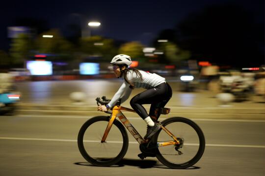 是时候上夜骑了！🚴‍♀️