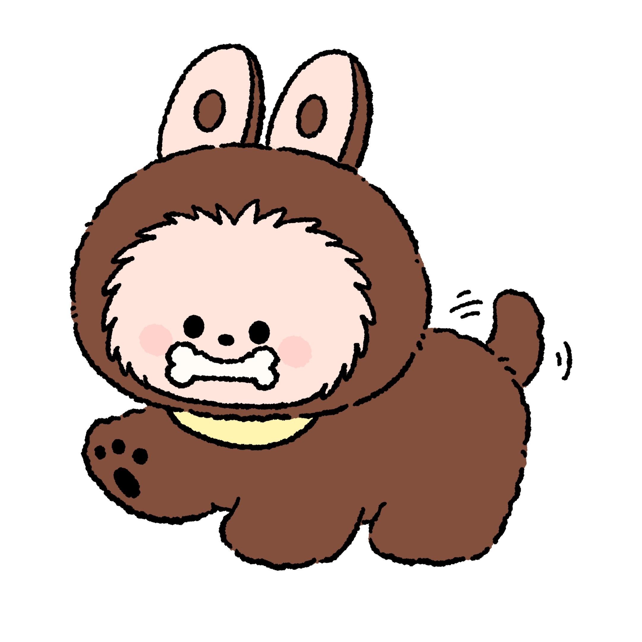 泥嚎我是Lagougou.小狗们也想加入下labubu家族～