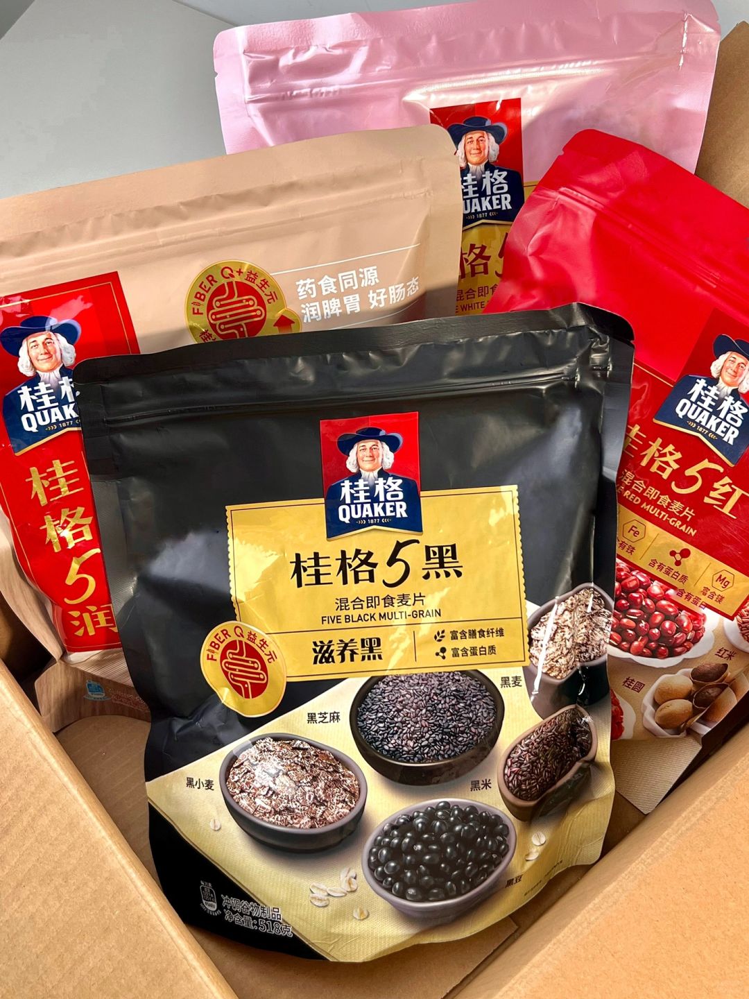 我妈：你那个全家好评的仙品麦片再买点。。