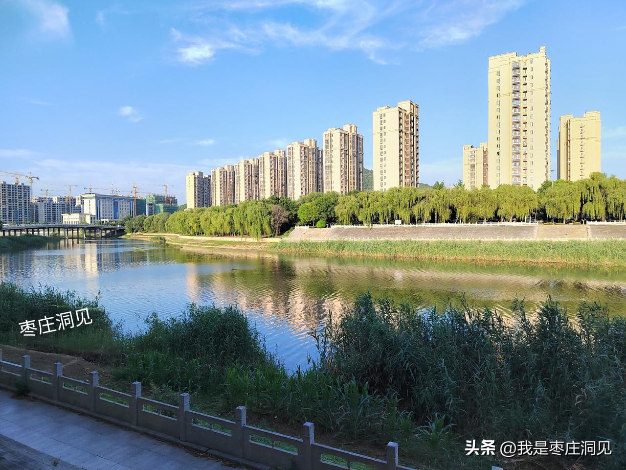 峄城大沙河，未来可期｜日前，枣庄第一大河——峄城大沙河成功入选全国幸福河湖建设项