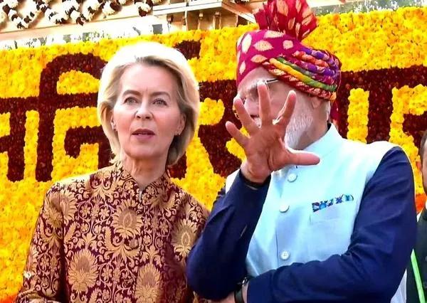 2026年1月26日印度共和国日阅兵庆典，请了许多外国政要。在众多参加印度共和国