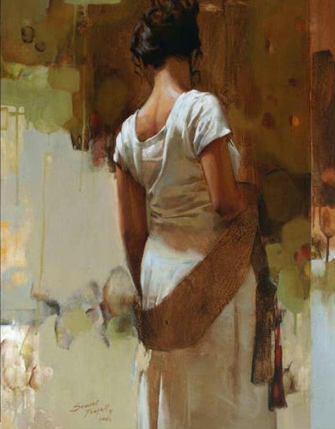 Prafull Sawant 作为印度杰出的人物油画画家，他的作品以其精湛的技巧