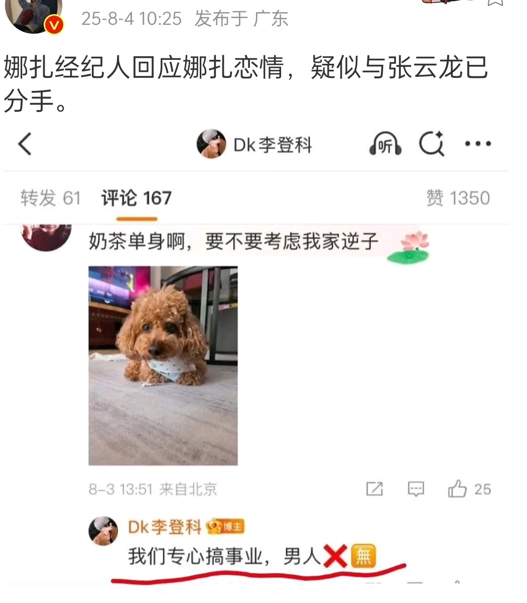 有点反感这种分手了，如果对方没啥问题，踩对方立单身事业心人设的。真有事业心就别谈
