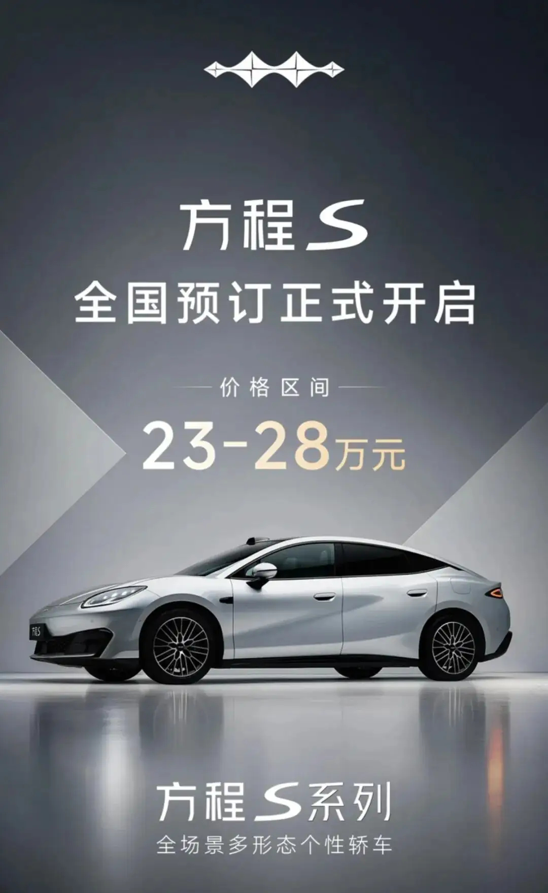 比亚迪方程豹官方宣布，运动轿车S及S-GT将于9月16日上海发布！我现在最好奇的