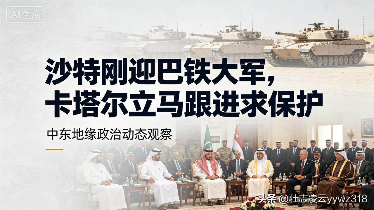 美国靠不住了！中东小国纷纷找后路，这波操作太现实！
 
继巴基斯坦上万大军进驻沙
