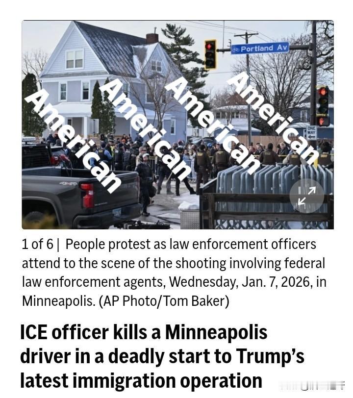 周三，美国移民和海关执法局（ICE）特工在明尼苏达州的明尼阿波利斯当场将一名37