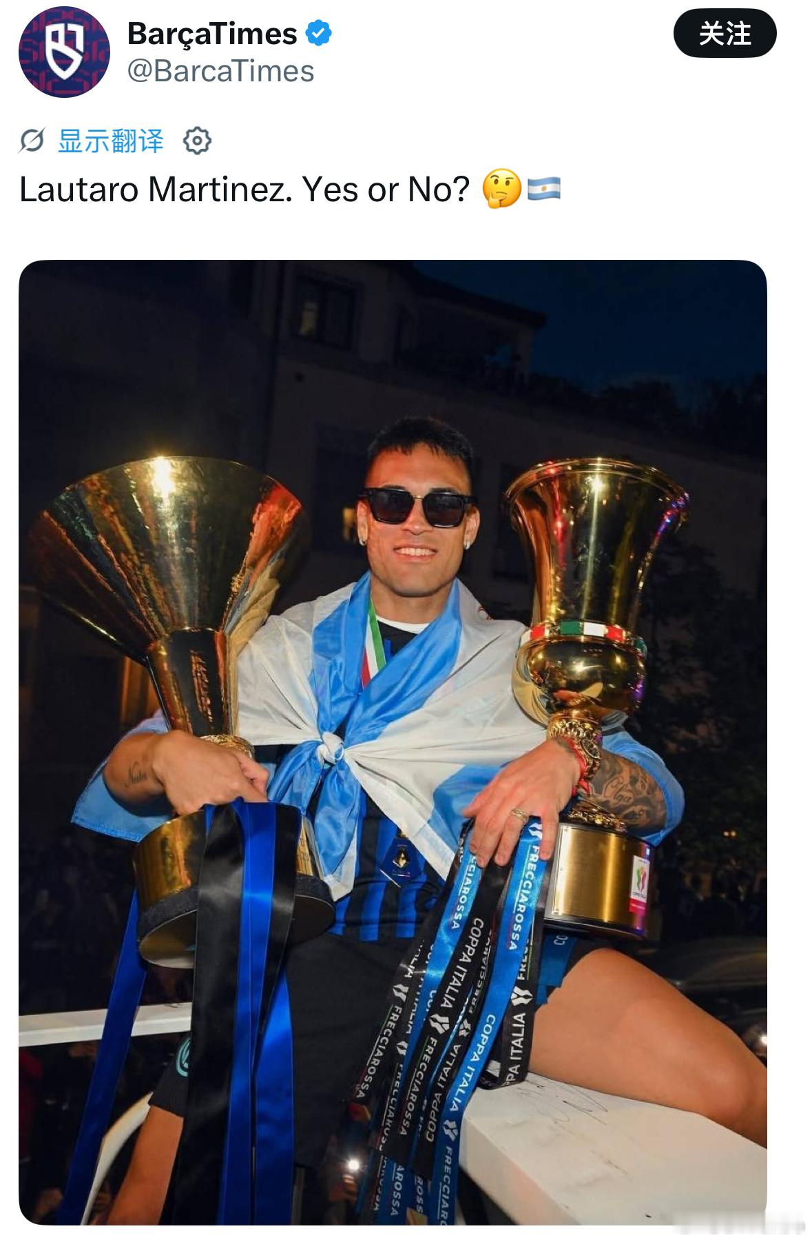 巴萨的博主还在讨论要不要引进劳马世界杯v观体坛 