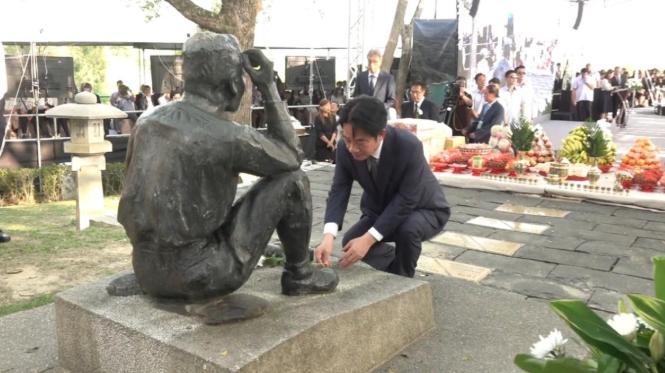 [玫瑰]
放眼台海政坛，很难找出第二个像赖清德这般毫无风骨的人，膜拜日本殖民者的