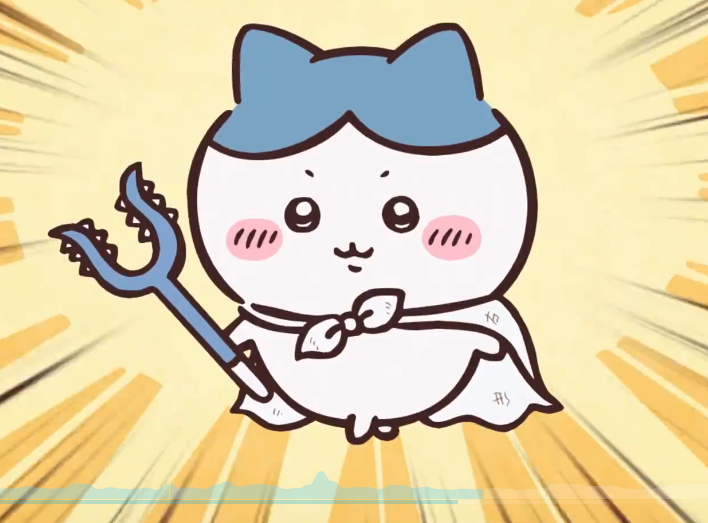 chiikawa[超话]   谁说披风小八像辛美尔的 