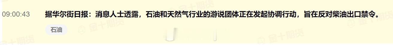 据华尔街日报：消息人士透露，石油和天然气行业的游说团体正在发起协调行动，旨在反对