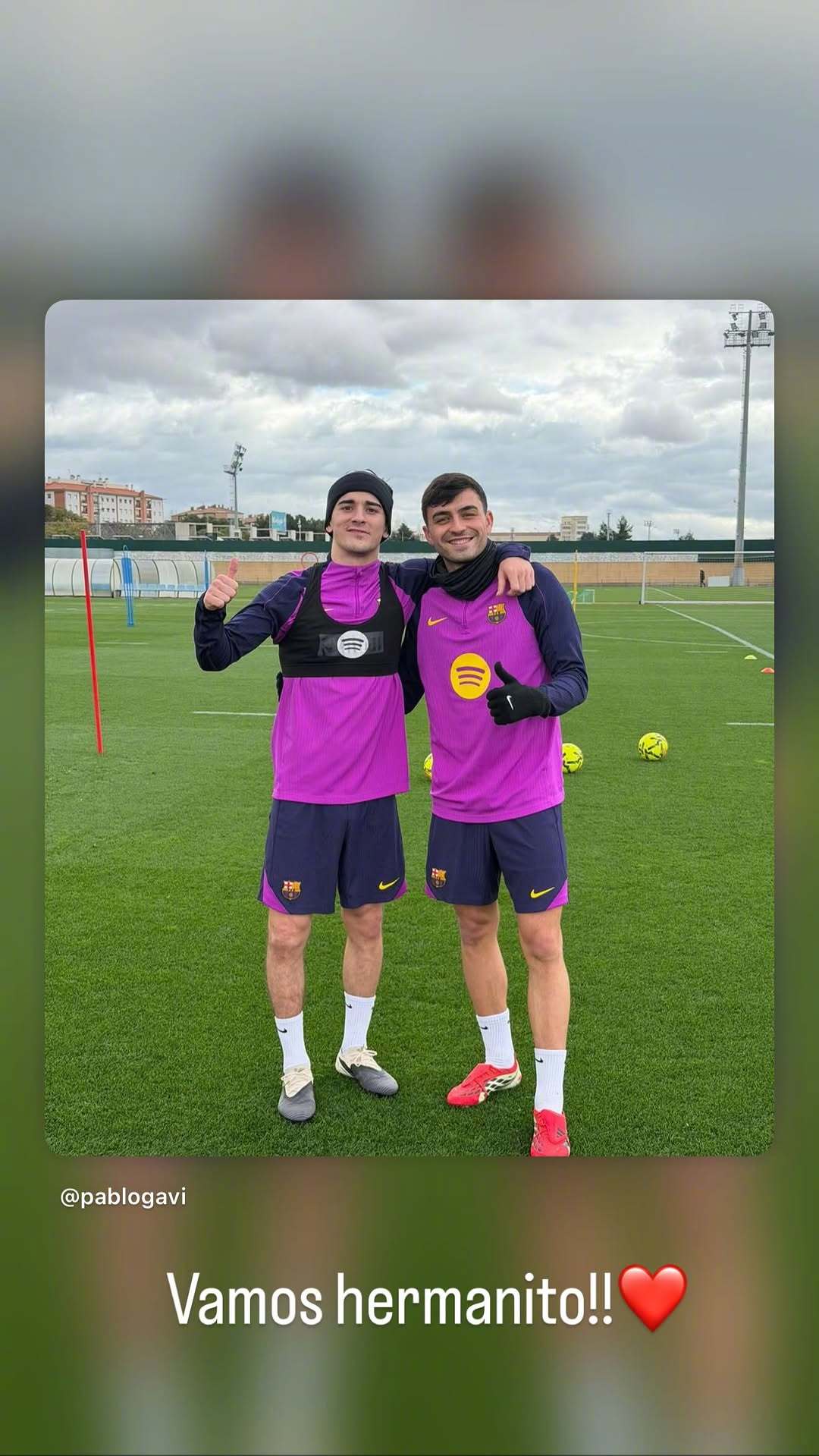 🥰这就是句句有回应！佩德里回复加维“加油，我的兄弟❤️”巴萨  🔴🔵For