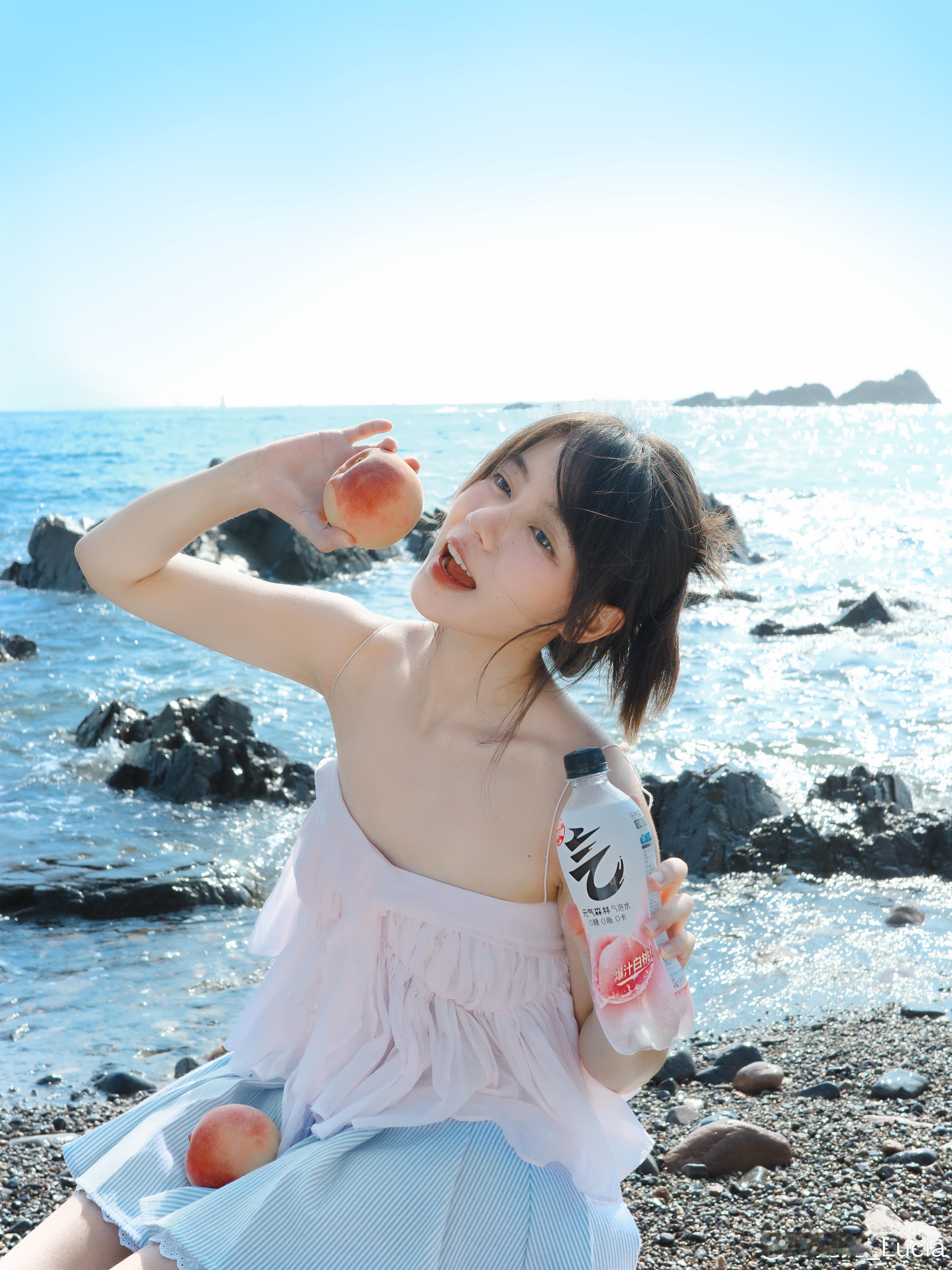 桃子汽水味的夏天～氛围感清爽夏天 ​​​