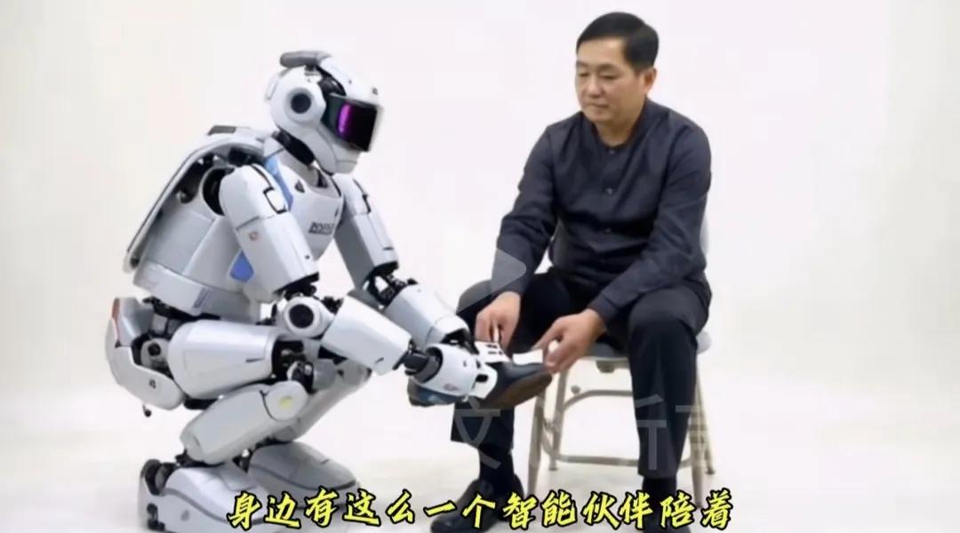 看来等我老的动不了时不用请保姆了，买个人形机器人就可以了