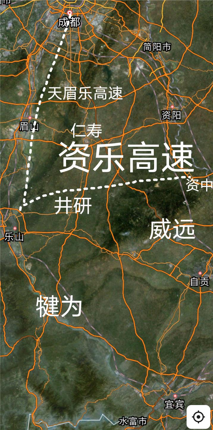 建设中，内江资中至乐山的资乐高速全线正在热火朝天的建设中，目前大部分桥墩已经浇筑