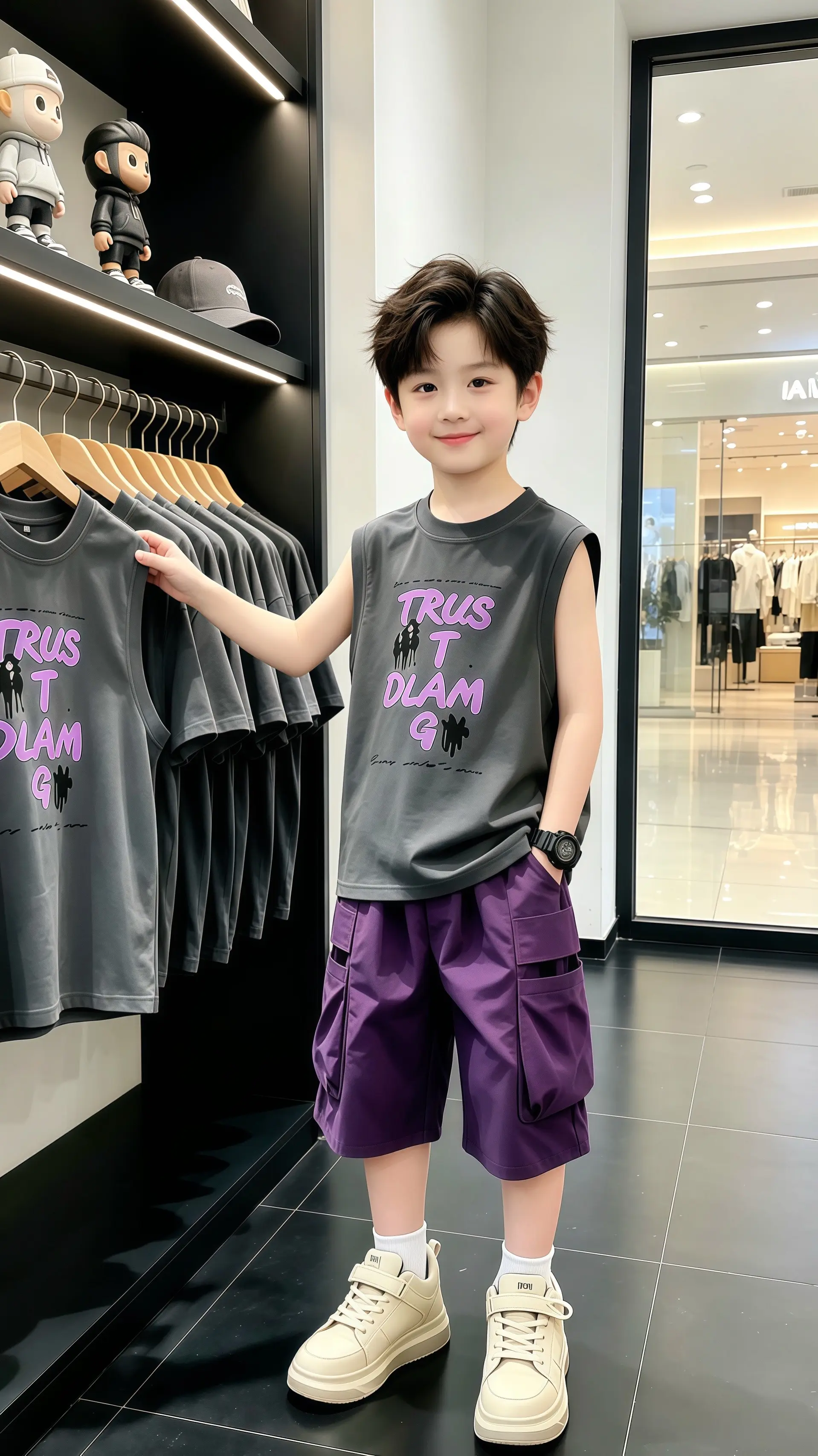 男童穿搭 高品质童装 儿童夏季套装 潮童必备 帅气十足