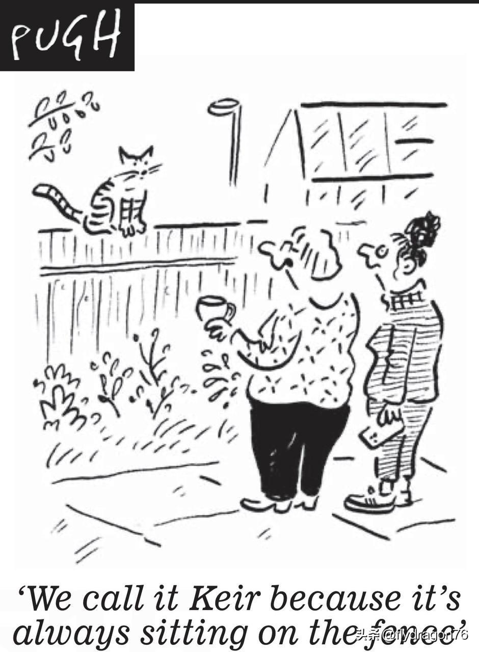 “我们给他取名叫基尔，因为他总是站在墙头上袖手旁观。” 英国保守派媒体（此处指《