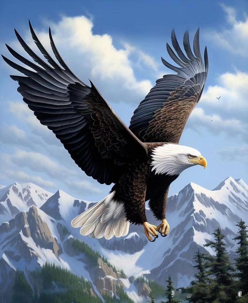 上联：绝壁猿惊深涧水
下联：险峰鹰击长空云