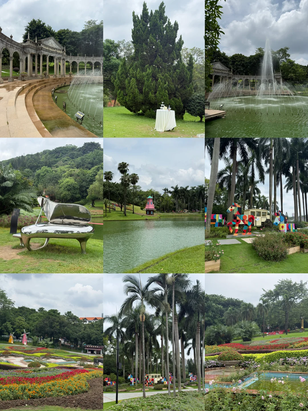 🌿 广州云台花园｜欧式浪漫+花海秘境（淡季）