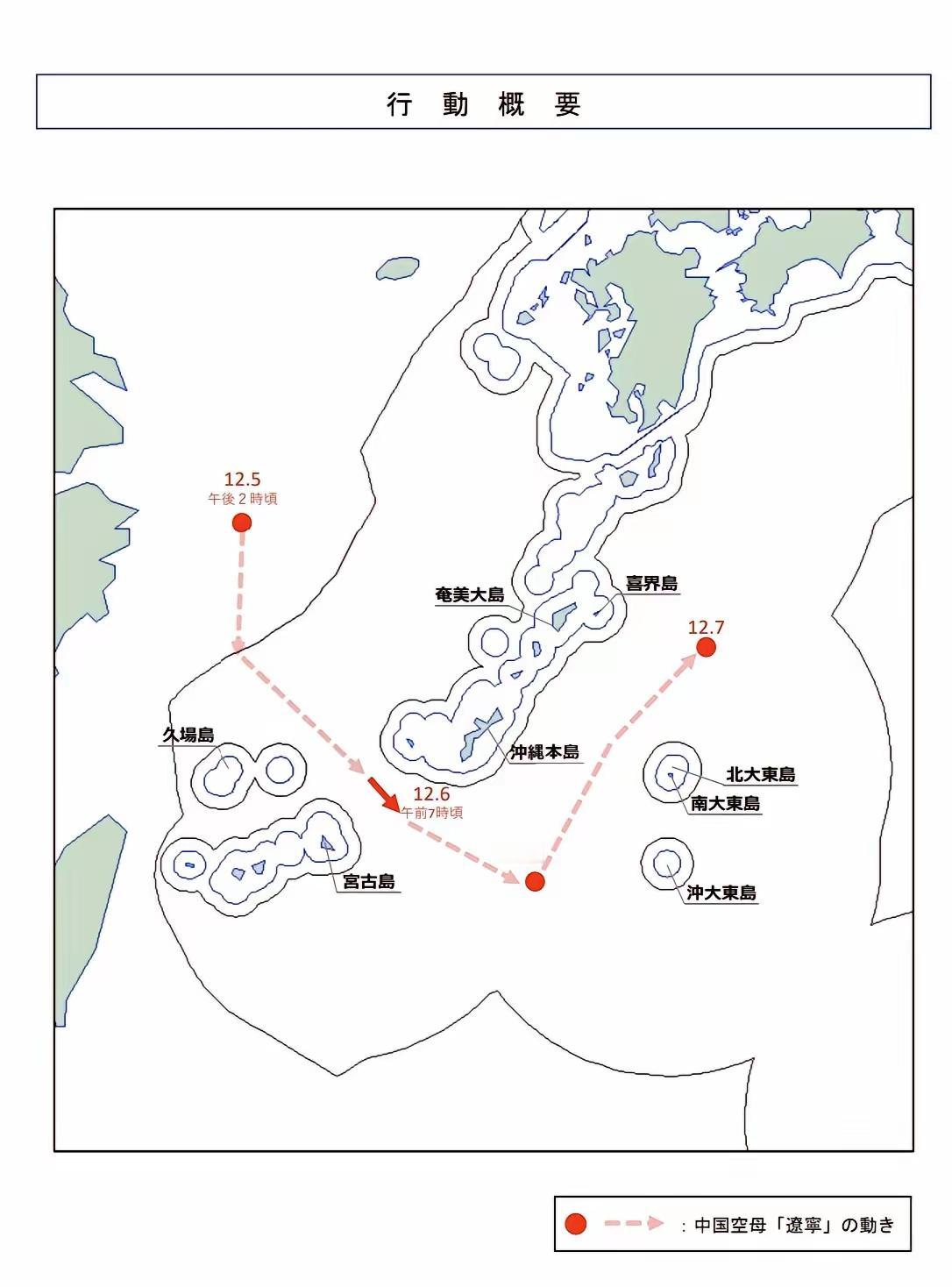 航母编队自东南进西太平洋后一路往东北而去，075编队自东南进西太平洋后一路往东南