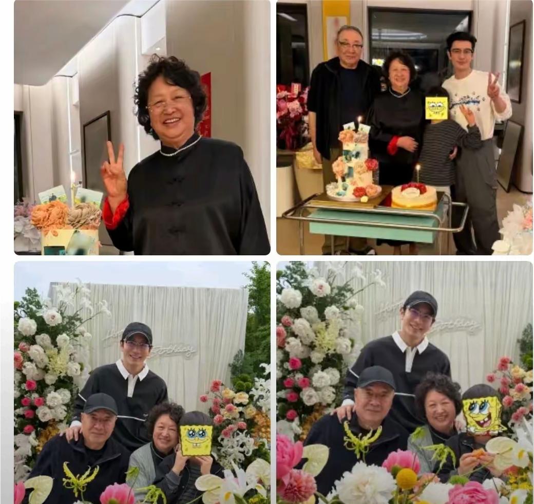 黄晓明晒为妈妈庆生照，并配文，生活中总需要一点点小仪式感，因为某一个瞬间，可能就