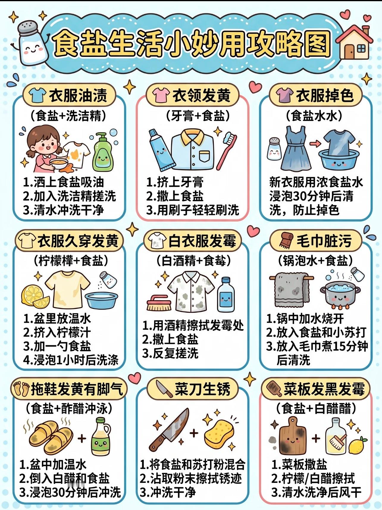 别再只知道用盐炒菜了盐除了炒菜还有很多妙用 