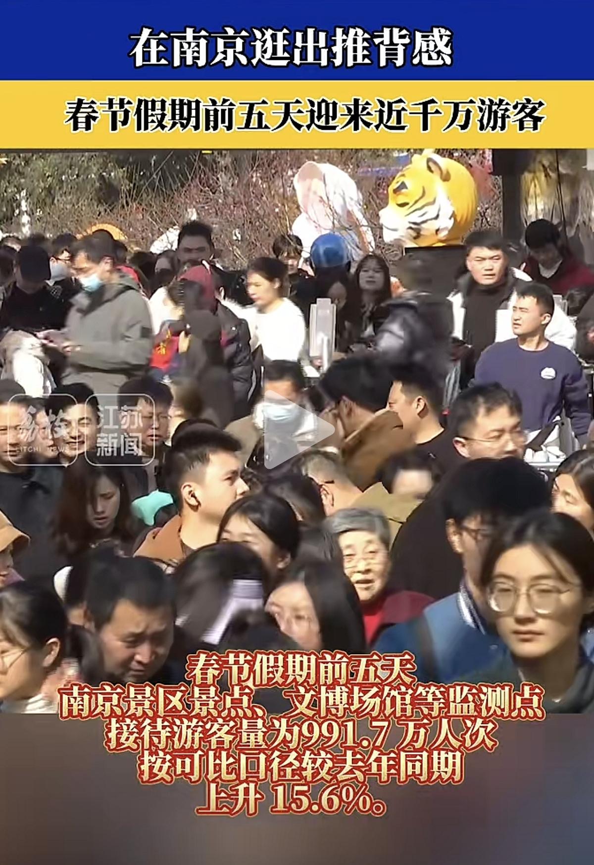 这个春节，南京的旅游市场，相当火爆！不少景区，都是“人从众”。从全国各地，赶过来