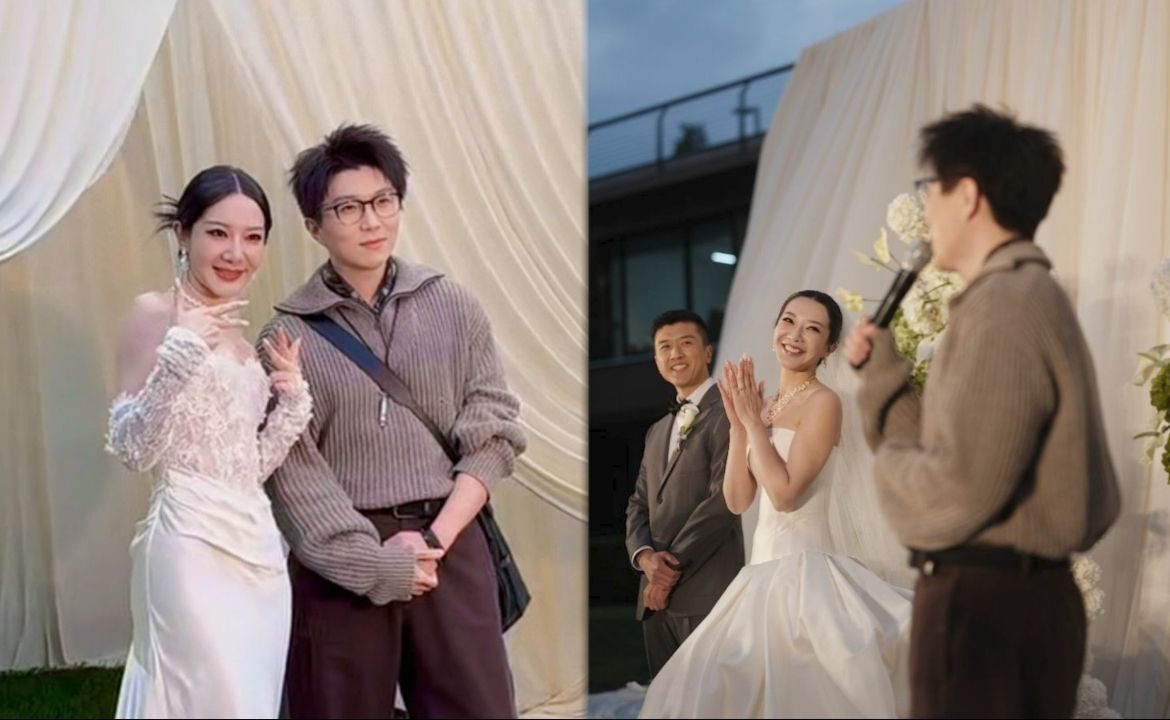 毛不易在朋友婚礼上致辞，一句话把 “友宝女” 讲哭：从校服到婚纱，她不是我的妻子