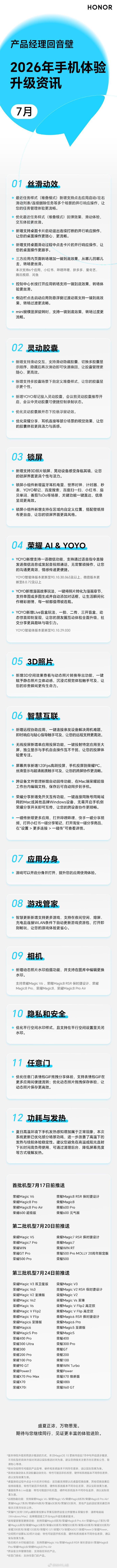 MagicOS 七月升级预告：YOYO 语音助手新增“一语微信”功能上线远程协助