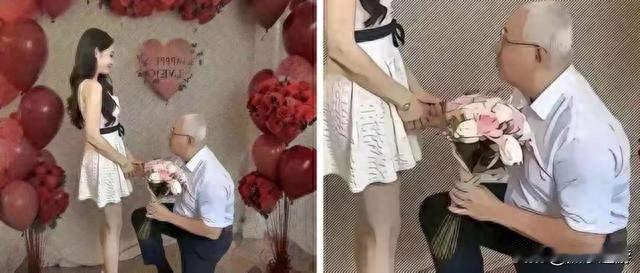 78岁大爷出租屋求婚，一分四十七秒无声，女孩点了头