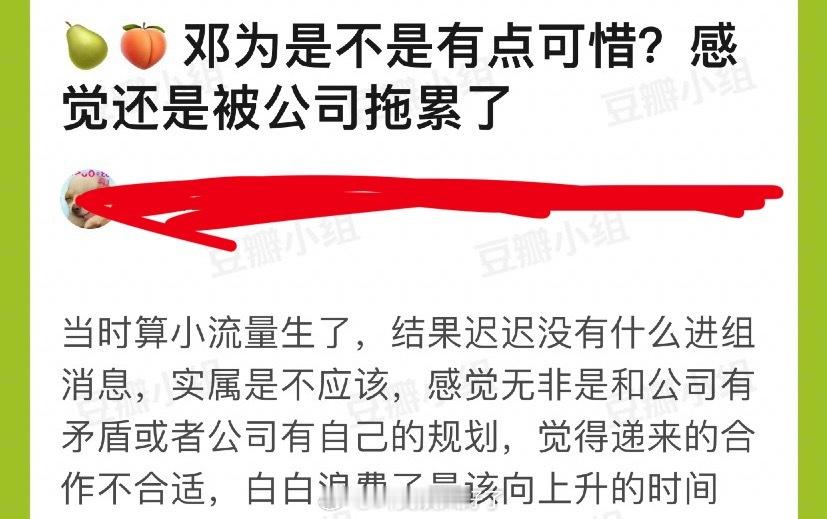 邓为是不是有点可惜？感觉还是被公司拖累了 