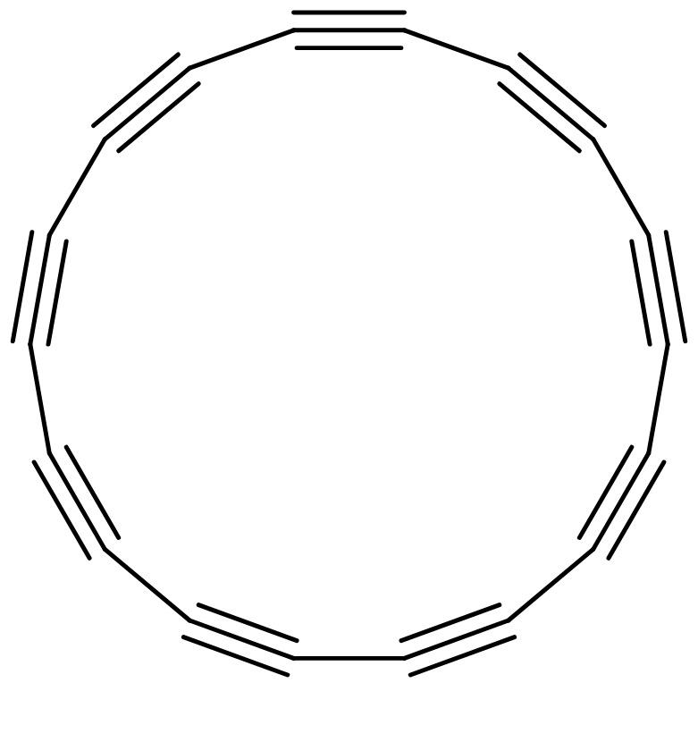 新型碳单质——环[18]碳

碳是一个神奇的元素，它的单质以金刚石和石墨最为人所