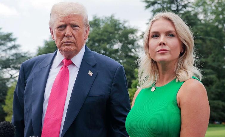 在谈到特朗普要求伊朗无条件投降时，白宫发言人卡罗琳·莱维特说只要特朗普认定伊朗投