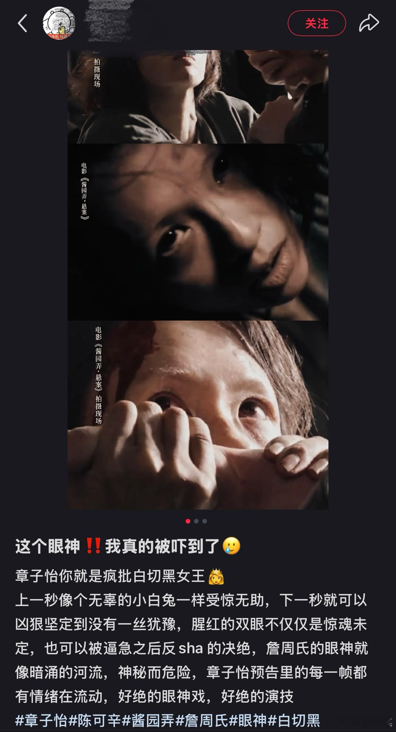 章子怡酱园弄repo 看过点映的观众都在感叹，章子怡把詹周氏的悲喜人生藏在举手投