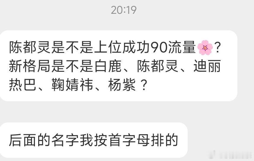 陈都灵是不是成功上位90流量🌸? 90🌸新格局是不是白鹿、陈都灵、迪丽热巴、
