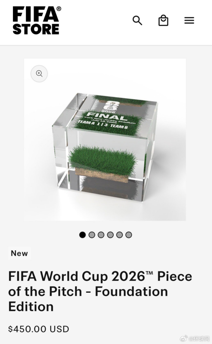 #世界杯草坪纪念品最高售价3000美元##世界杯决赛场地草坪纪念品开售# 【国际