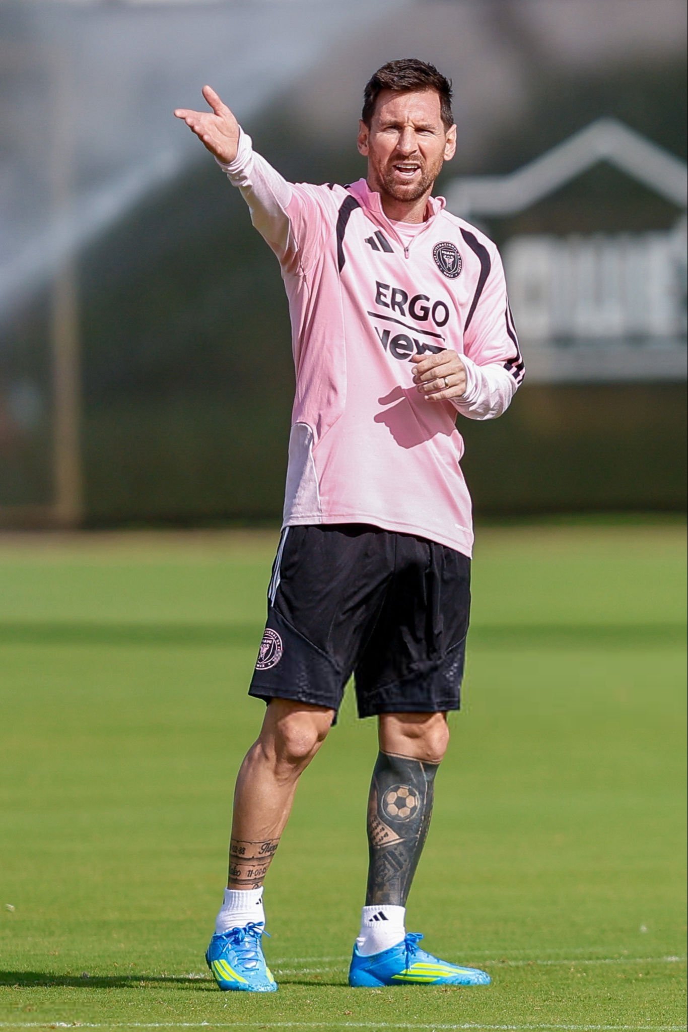 对阵纽约红牛前的最后一次训练！⚽️梅西 梅西