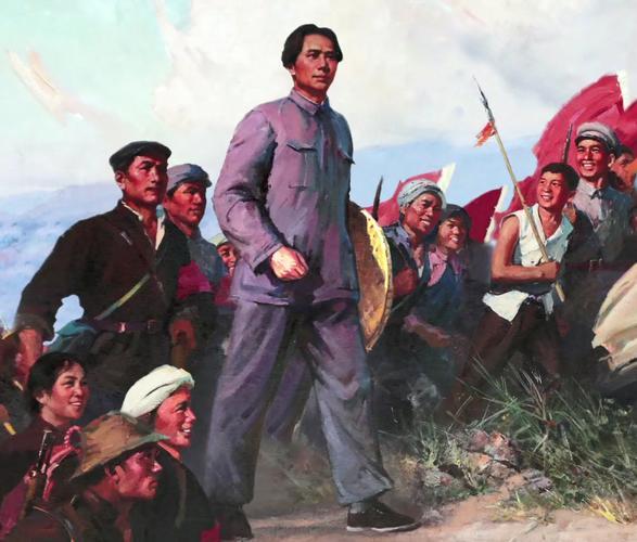1927年，毛主席被捕后，押去处死路上，突然对一名团丁说："我两只膝盖跌得又肿、