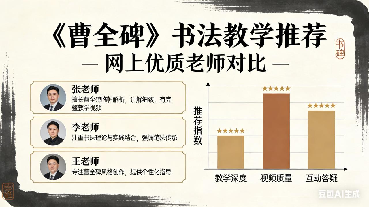 网上哪位老师写《曹全碑》最值得学？