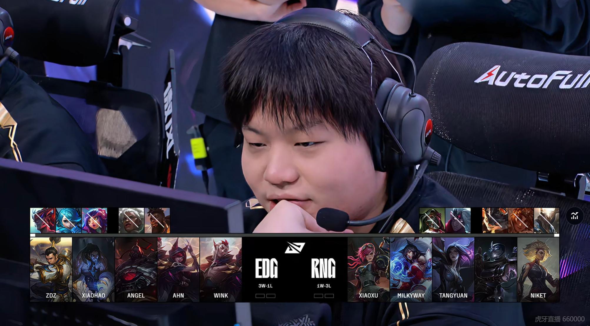 【2025LPL第二赛段  RNG vs EDG】第一局比赛BP如下：RNG对战