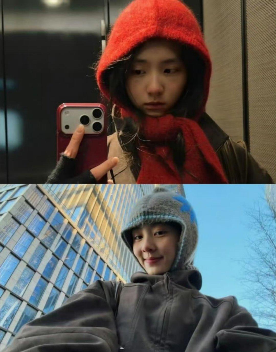 黄多多最新自拍集合了爸爸和妈妈的优点，有一种文艺气质 