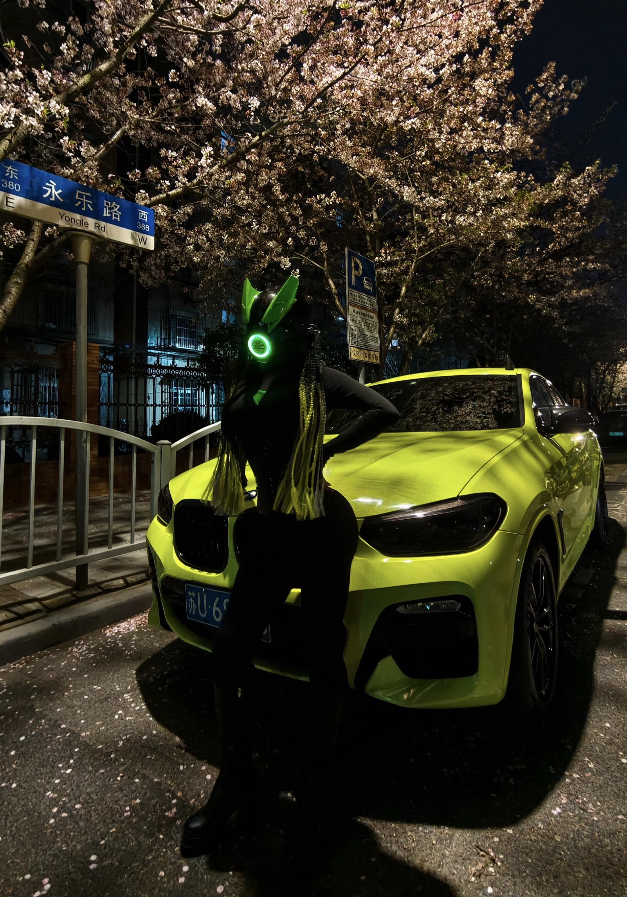 大玩具 绿色 面具 赛博朋克 宝马