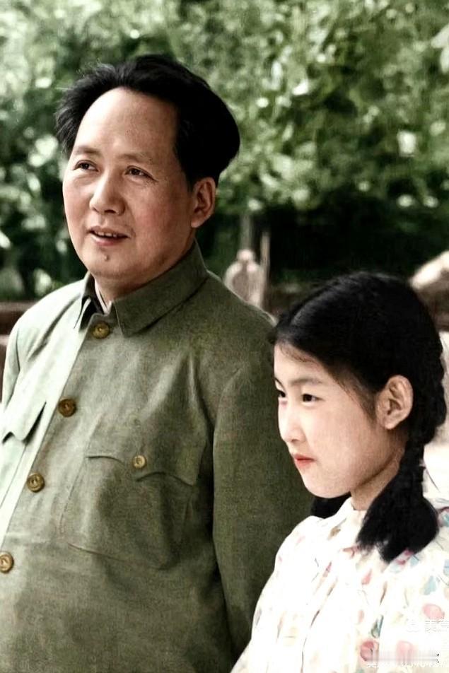 毛主席和女儿李敏