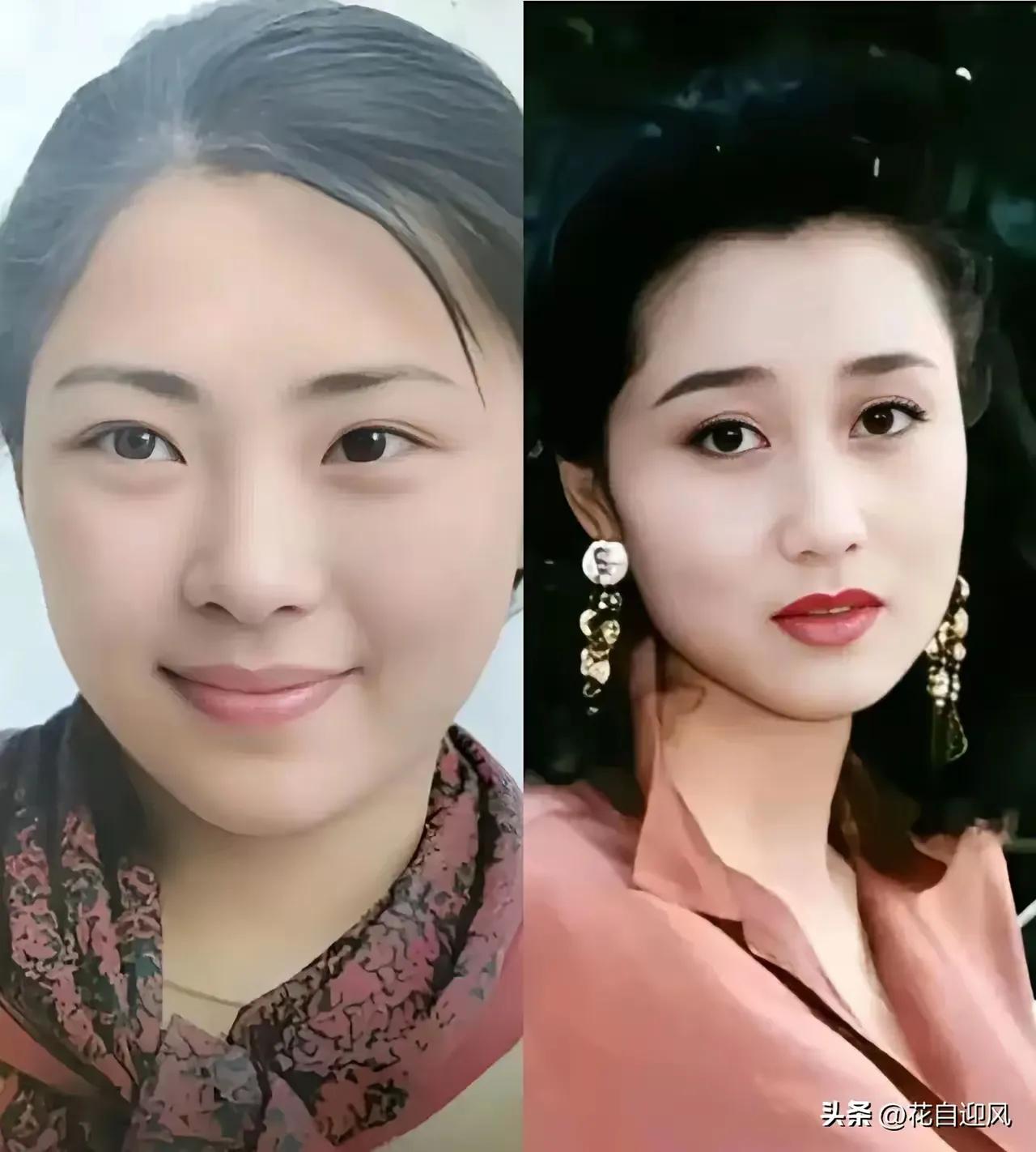 我是女生
所以在黄秋燕和利智两人之间
我更倾向于黄秋燕
圆脸大眼睛
不是说那么漂
