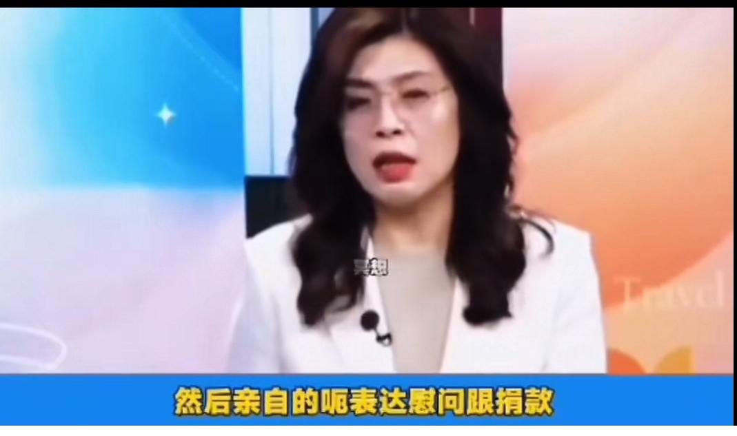 郑丽文接受专访谈对日捐款事宜，极力洗白自己。
其实没必要辩解了，大陆发生洪灾，也
