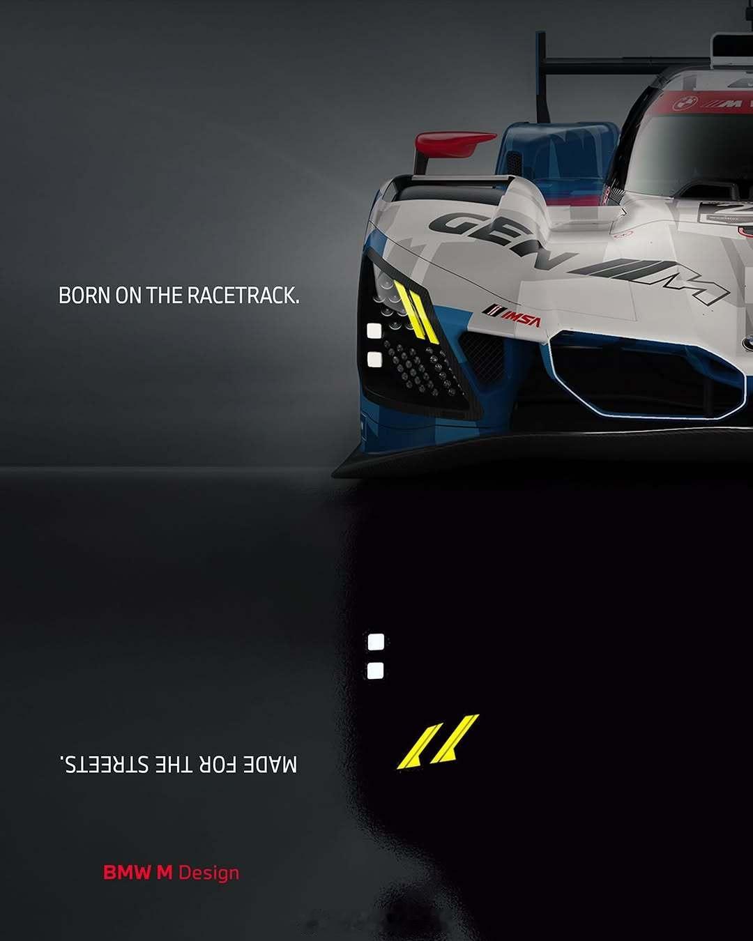 范梅尔在INS发布了一张海报，隐藏信息有点大。虽然海报内容说的是BMW M Hy