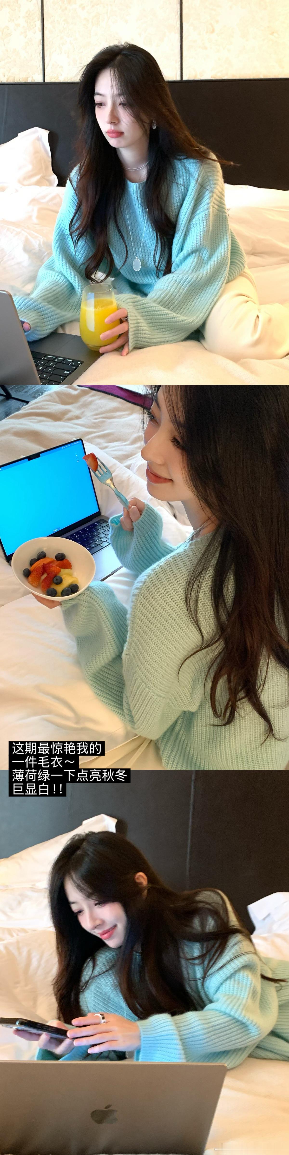 这期我实在是太爱了！！毛衣系列也是美出了新高度～加购top1薄荷绿超幼婴驼羊毛毛