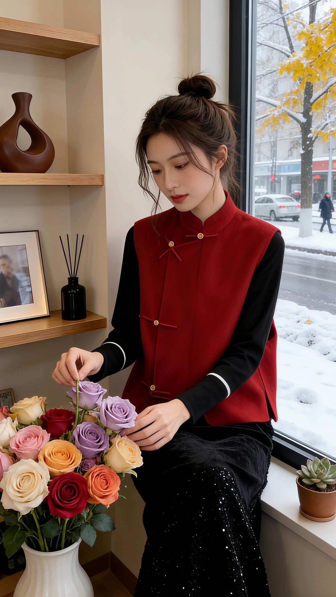 穿搭 裙装穿搭 红色系 新年穿搭 过年就要美美哒