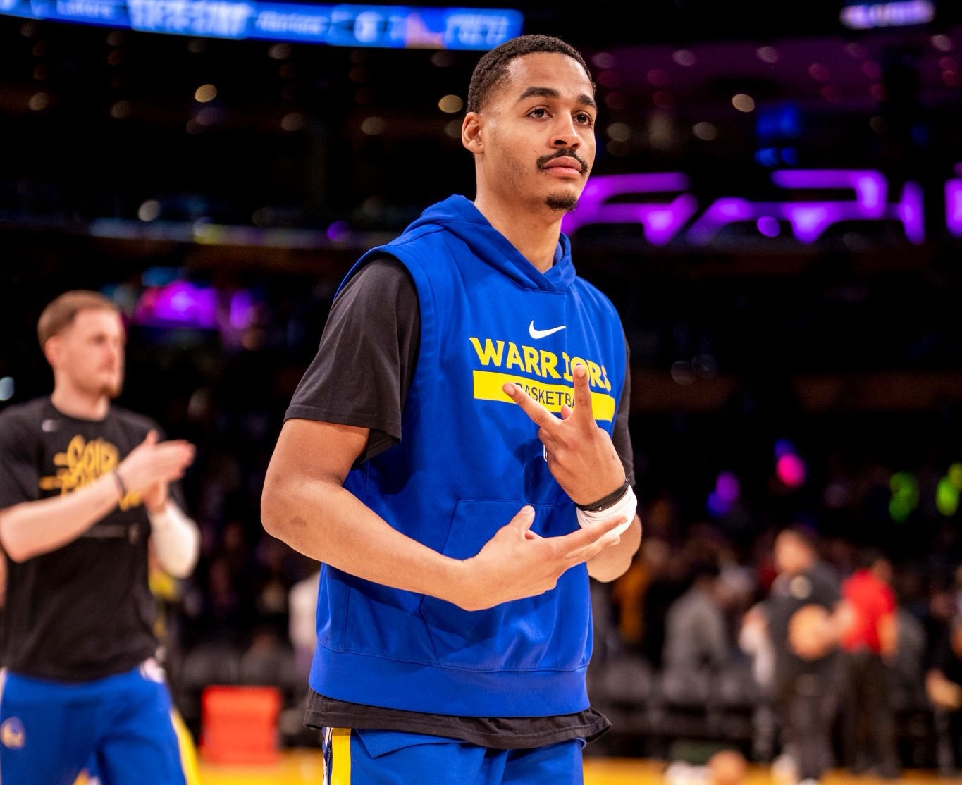 ➡我们需要的是22年的普尔，不是现在的金州勇士nba吐槽大会库里金州勇士勇媒发问