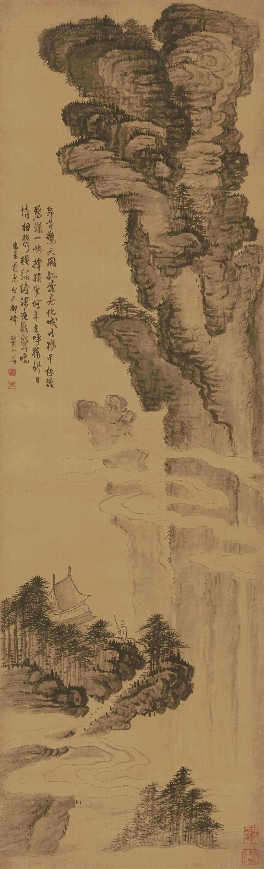梅清，号瞿山，安徽宣城人士，是北宋诗人梅尧臣的后裔。他十四岁便考中秀才，三十一岁
